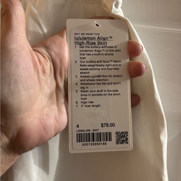Lululemon Athletica White Skort - Picture 11 of 11